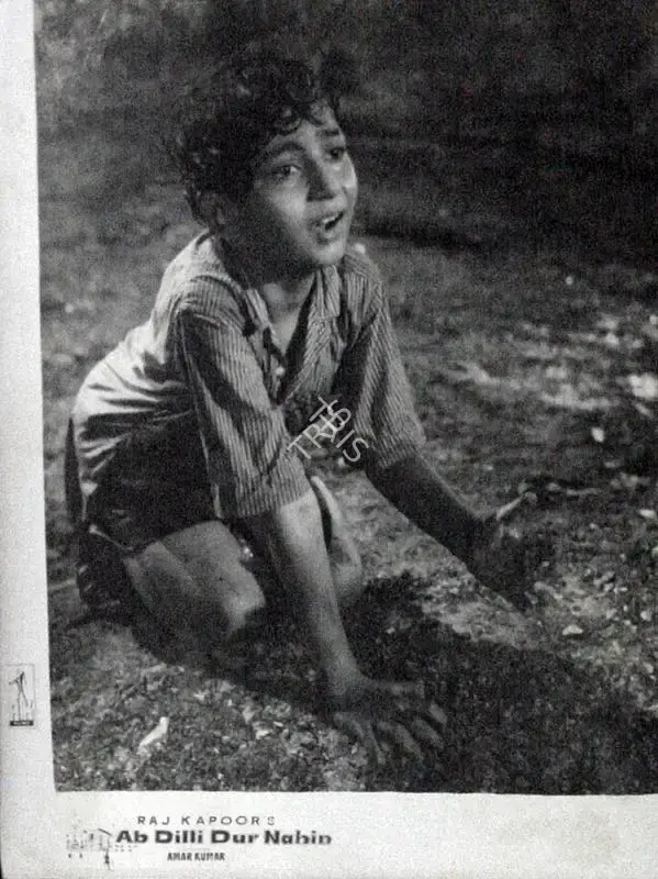 Jaywant Pathare (Cinematographer), Ab Dilli Dur Nahin, 1957, Lobby Card