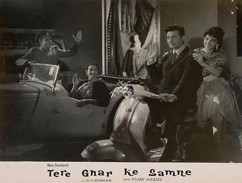 Dev Anand (Producer), Tere Ghar Ke Samne, 1963, Lobby Card