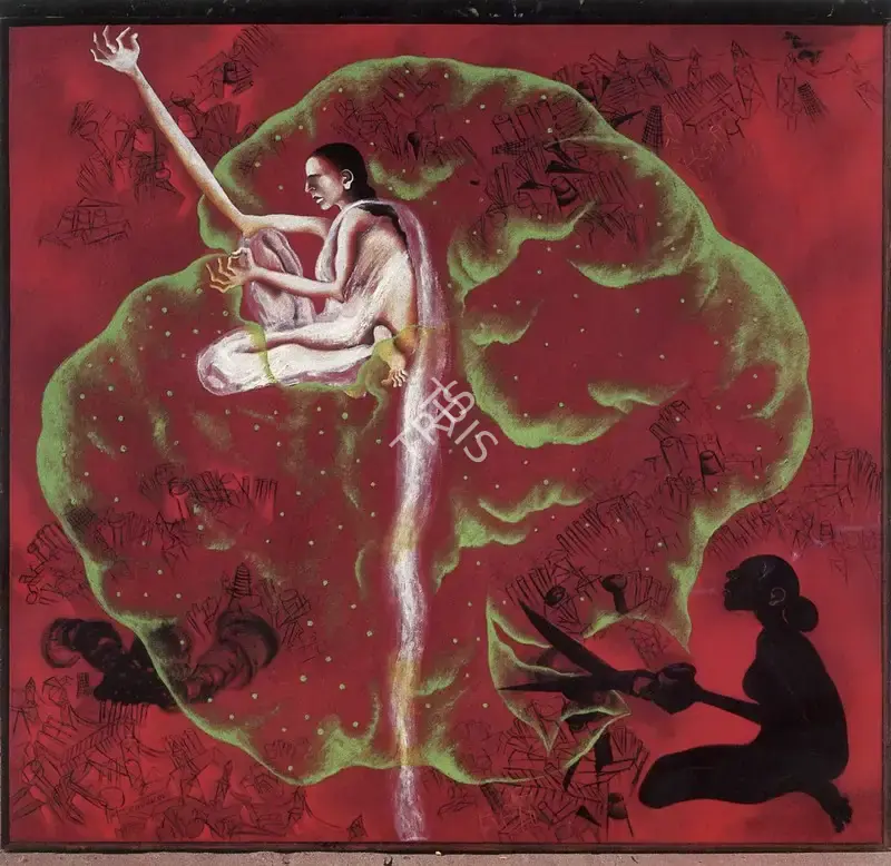 Arpana Caur (Artist), Prakriti, 1995, Painting