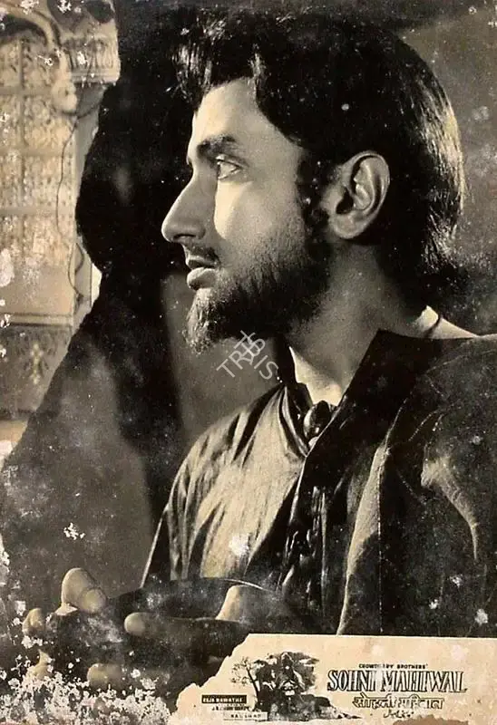 M. Rajaram (ii) (Cinematographer), Sohni Mahiwal, 1958, Lobby Card