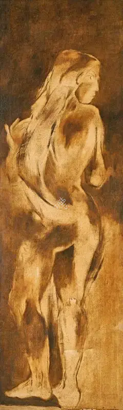 Krishen Khanna (Artist), Hommage to Bal, 1972, Painting