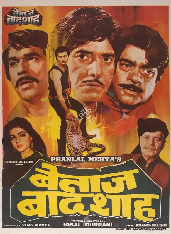 Vijay Mehta (Producer), Betaaj Badshah, 1994, Full Sheet Poster