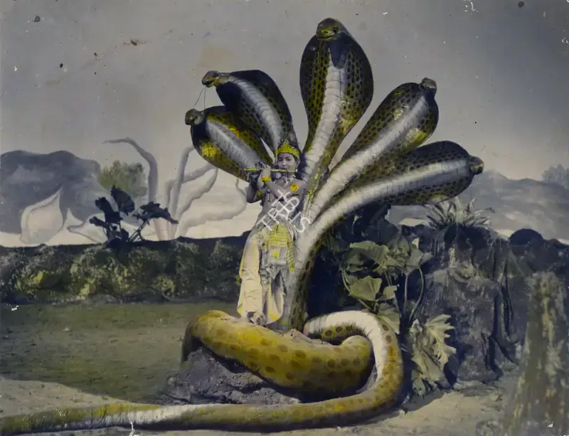 Raja Nene (Director), Radha Krishna, 1954, Photographic Still