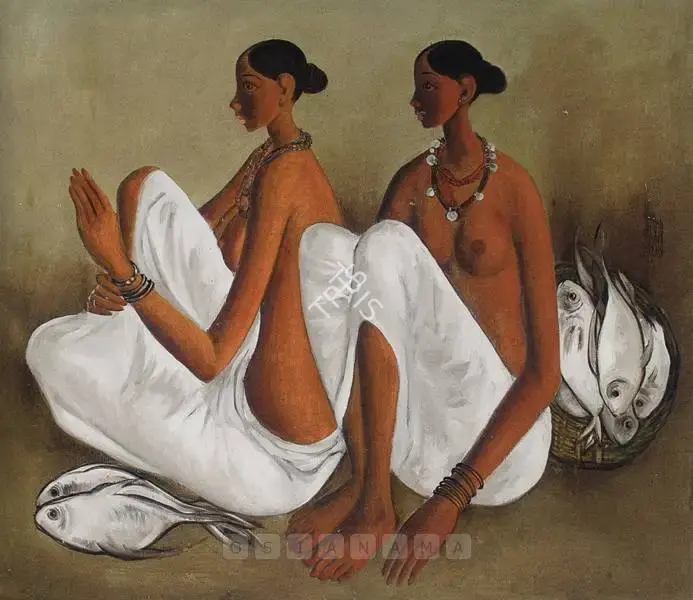 B. Prabha (Artist), Untitled, 1962, Painting