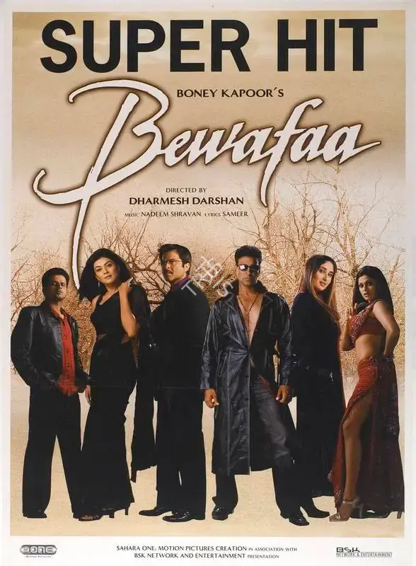 Boney Kapoor (Producer), Bewafaa, 2005, Full Sheet Poster