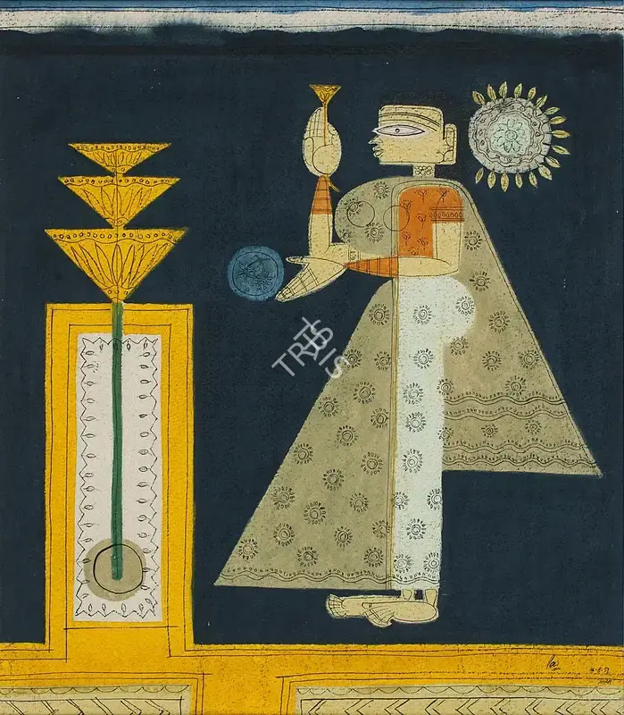 Laxman Pai (Artist), Untitled, 1951, Painting