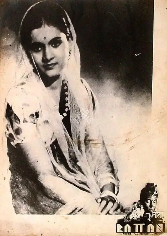 Dwarka Divecha (Cinematographer), Rattan, 1944, Lobby Card