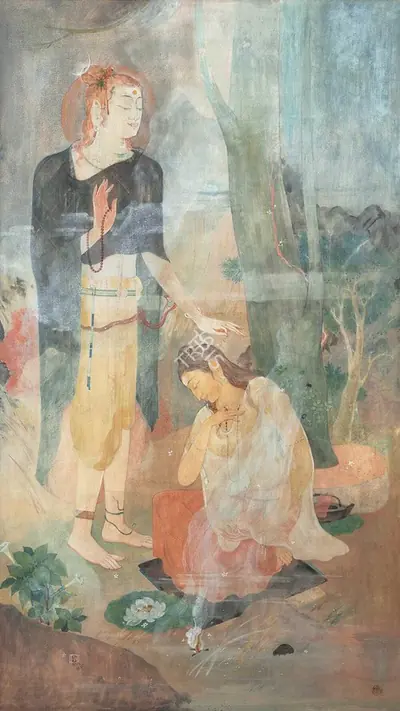 Ramgopal Vijaiwargiya (Artist), Untitled, 2001, Painting