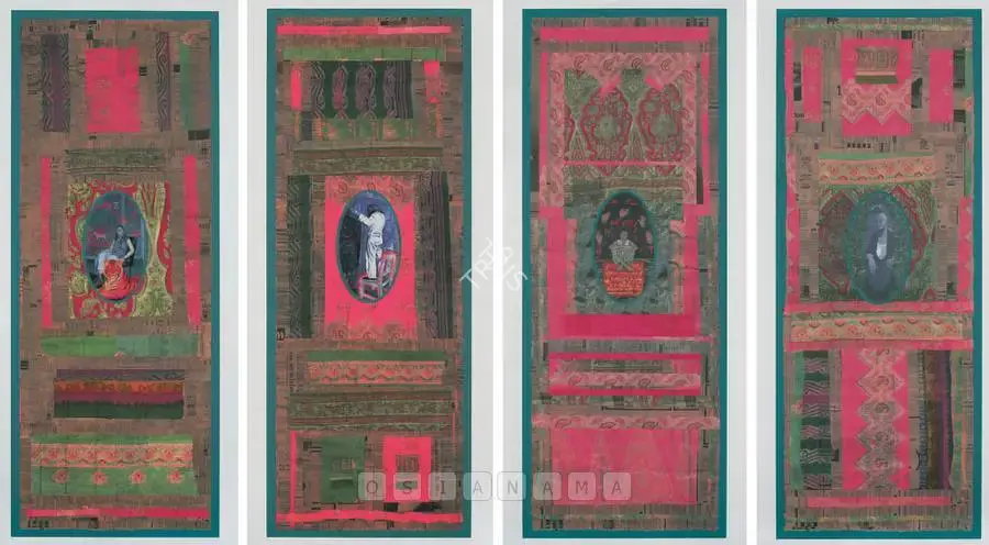 Thozhur, Vasudha (Artist). Four Ways Of Reconstructing Pain, 2005-2006 | Print, Sa.Onl/09.11.11, 2011 · Saffronart