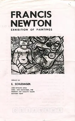 F.N. Souza (Artist), Francis Newton Souza, 1948, Solo Exhibition Catalogue