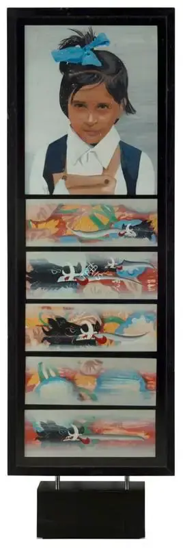 Reena Saini (Artist), Untitled (Sword Swallower), 2004, Painting