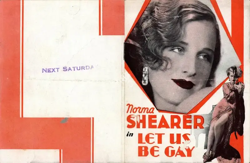 Robert Z. Leonard (Director), Let Us Be Gay, 1930, Handbill