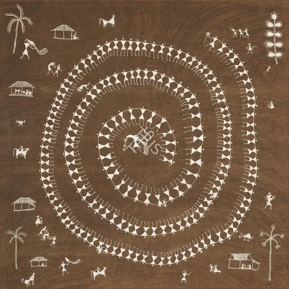 Warli School (Artist), Untitled, Painting