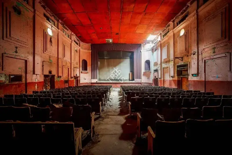 Hemant Chaturvedi (Photographer), Inside Robin Talkies, Delhi, 2024, Contemporary Photograph