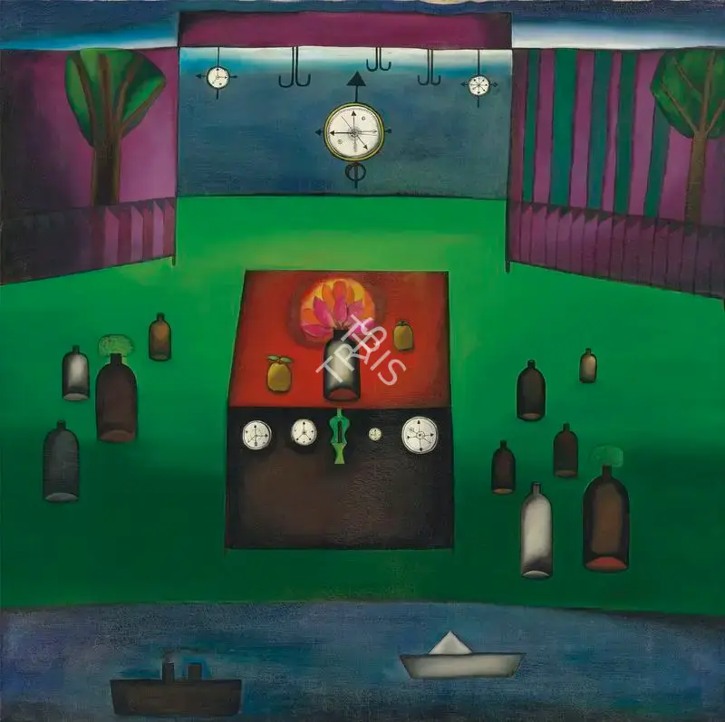 Arpita Singh (Artist), Beginning of the Festival, 1974, Painting