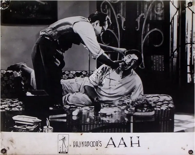 Jaywant Pathare (Cinematographer), Aah, 1953, Lobby Card