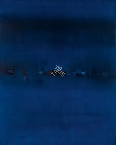 Gaitonde, V.S. (Artist). Untitled, 1963 | Painting, Sa.Del/21.09.17, 2017 · Saffronart
