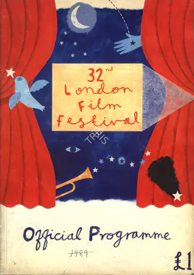 Sarah Gittins (Director's Assistants), London Film Festival, 1988, International Film Festival Catalogue