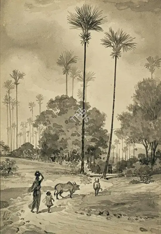 Dhurandhar, M.V. (Artist). Untitled, c.1930 | Painting, AG.Onl/24.06.22, 2022 · Asta Guru