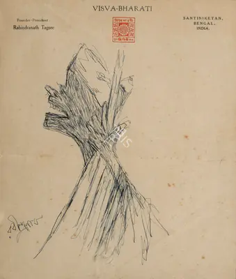 Rabindranath Tagore (Artist), Untitled, 1935, Drawing