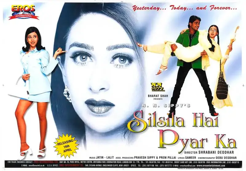 N.N. Sippy (Producer), Silsila Hai Pyar Ka, 1999, Full Sheet Poster