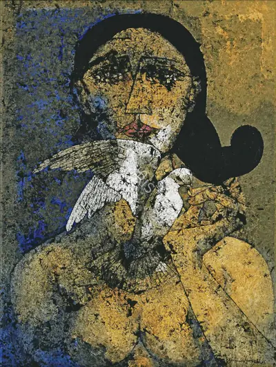 Jamil Naqsh (Artist), Untitled, Painting