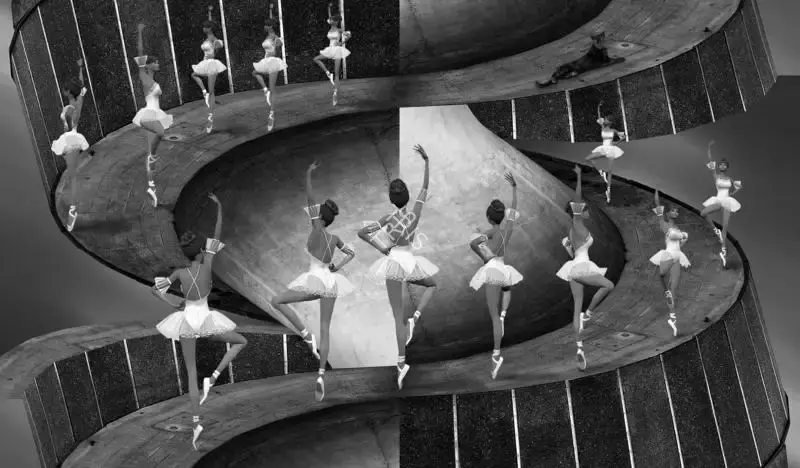 Kaleka, Ranbir (Artist). The String Puppets- The Ascending Glissandos, 2020 | Graphic Art, Sa.Onl/20.05.21, 2021 · Saffronart