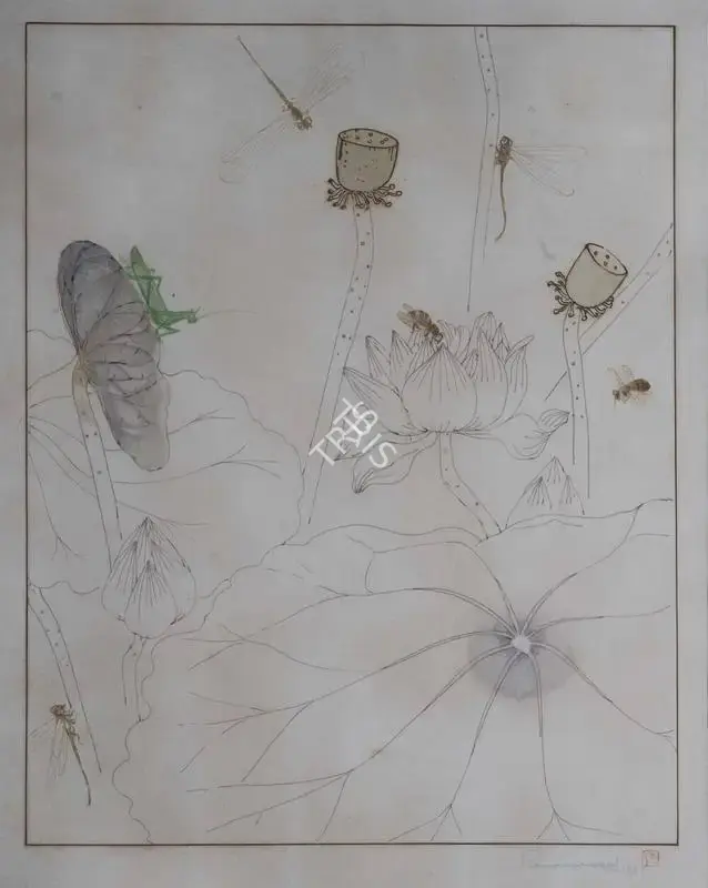 A. Ramachandran (Artist), Untitled, 1989, Drawing