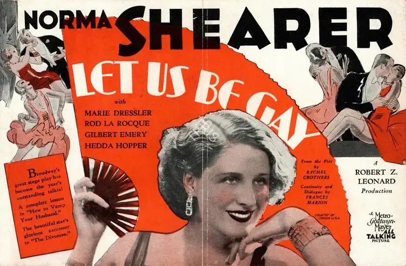 Robert Z. Leonard (Director), Let Us Be Gay, 1930, Handbill