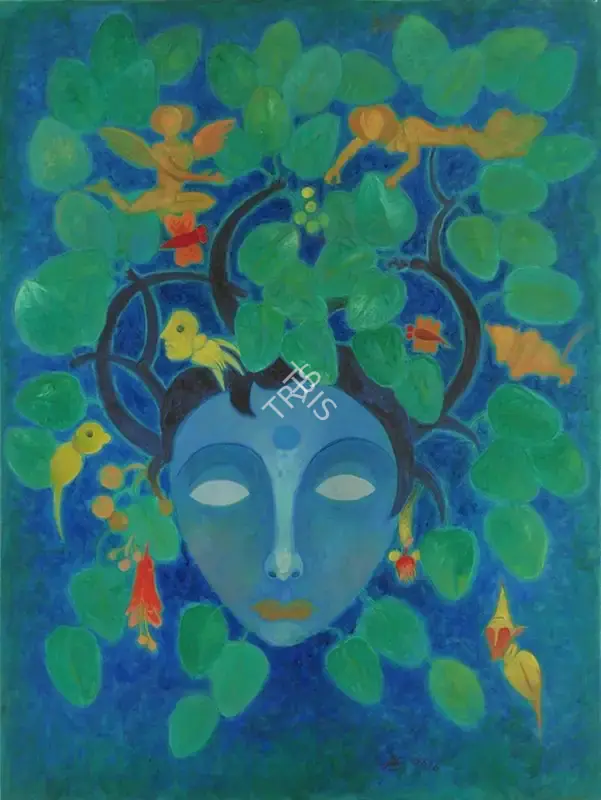 Jai Zharotia (Artist), Prakriti, 1996, Painting