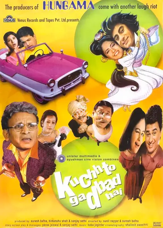 Suresh Bafna (Producer), Kuchh To Gadbad Hai, 2004, Full Sheet Poster