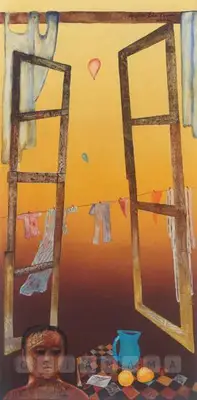Anjolie Ela Menon (Artist), Untitled, 2004, Painting