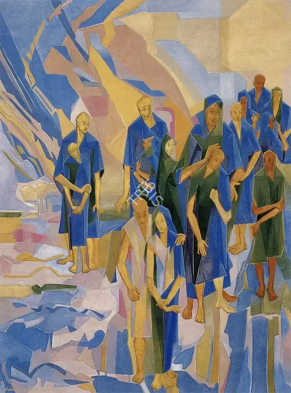 Sabavala, Jehangir (Artist). Yatra. Oil on Canvas, 2001 | The Crucible of Painting | Painting | FineArts | 00182436