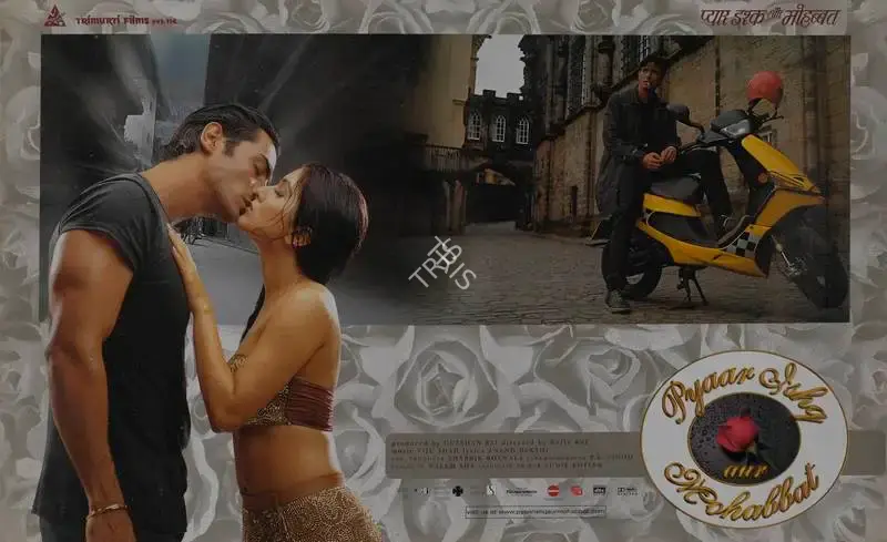P.S. Vinod (Cinematographer), Pyaar Ishq Aur Mohabbat, 2001, Lobby Card