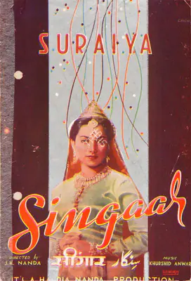 R.B. Haldia (Producer), Singaar, 1949, Song-Synopsis Booklet