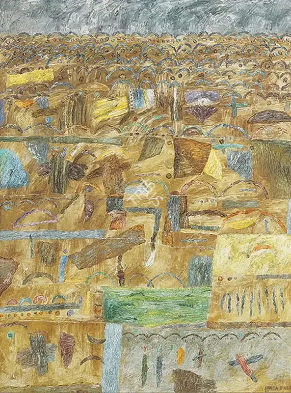 Arpita Singh (Artist), Untitled, 1982, Painting