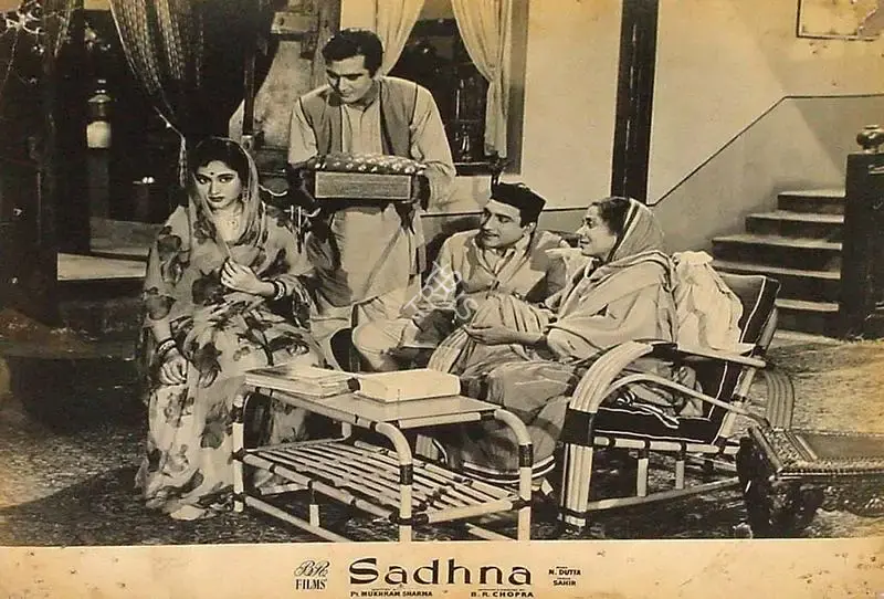 M.N. Malhotra (Cinematographer), Sadhna, 1958, Lobby Card