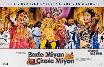 Vashu Bhagnani (Producer), Bade Miyan Chote Miyan, 1998, Lobby Card