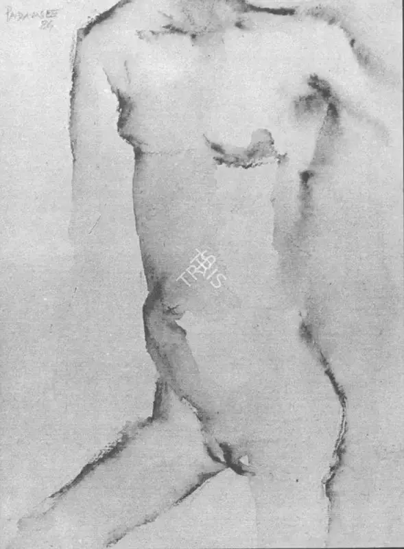 Akbar Padamsee (Artist), Nude, 1984, Drawing