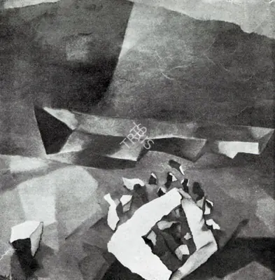 K.M. Adimoolam (Artist), Space II, Painting