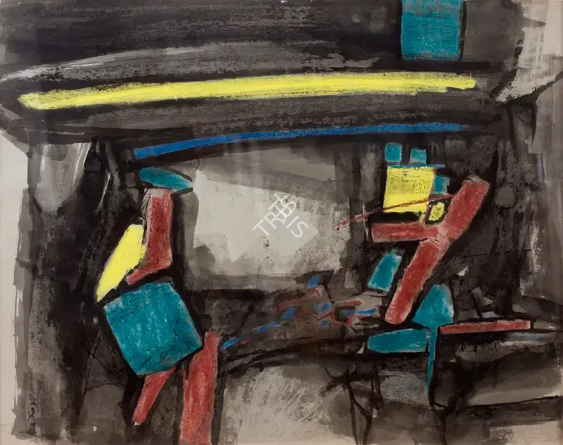 Ramkumar (Artist), Untitled, 1965, Painting