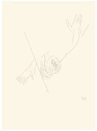 Tyeb Mehta (Artist), Untitled, 1982, Drawing