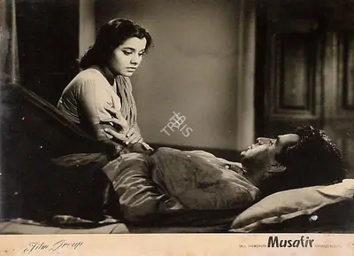 Kamal Bose (Cinematographer), Musafir, 1957, Lobby Card