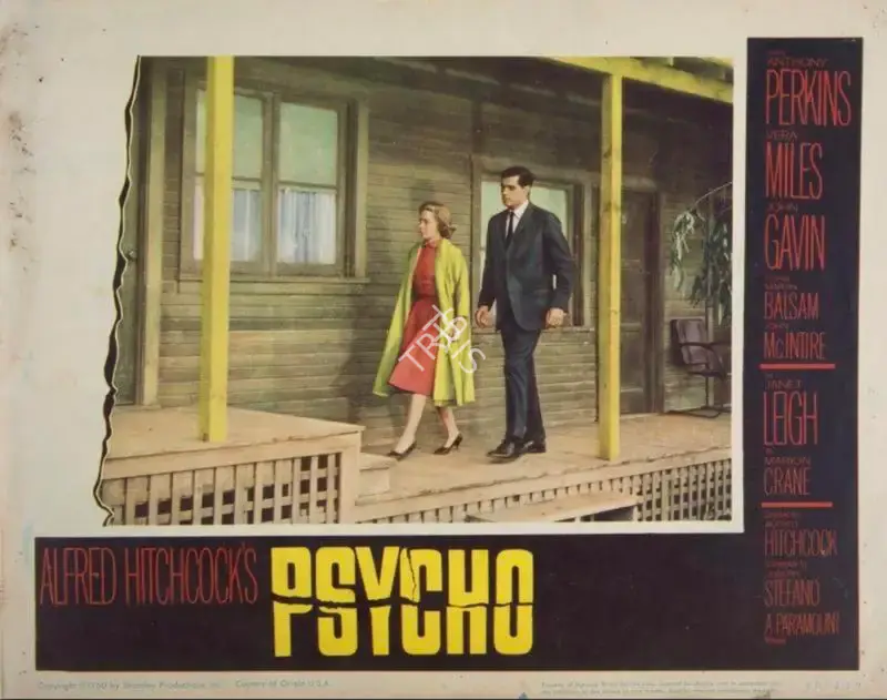 Alfred Hitchcock (Producer), Psycho, 1960, Lobby Card