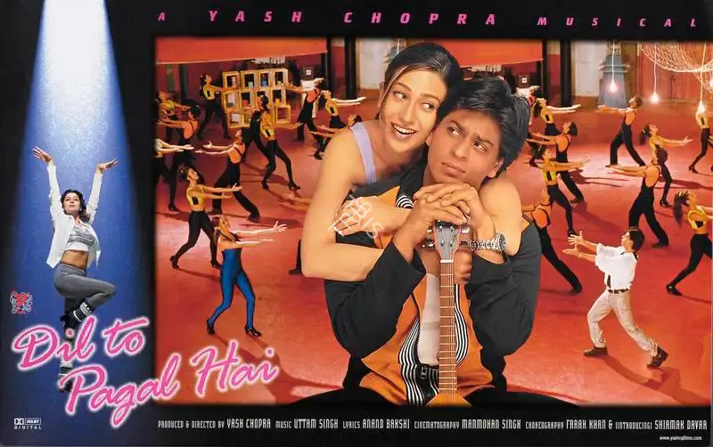 Yash Chopra (Producer), Dil To Pagal Hai, 1997, Lobby Card