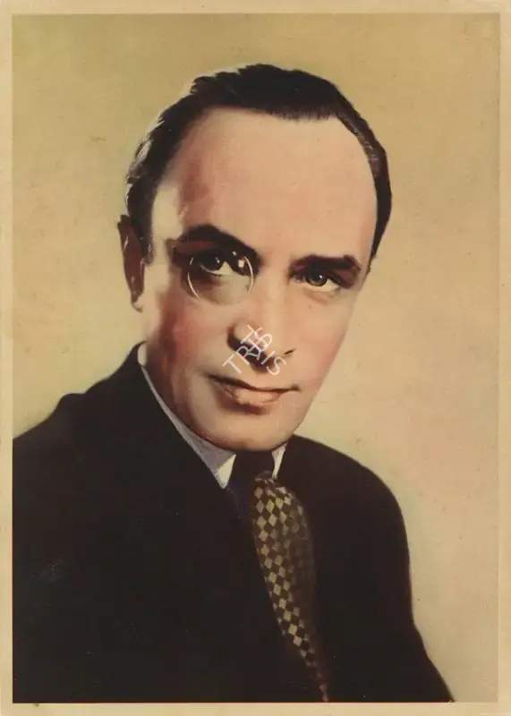 Nestle (Sponsor), Nestle (Sponsor), Stars of the Silver Screen: Conrad Veidt | Trading Card, 1930s, Trading Card