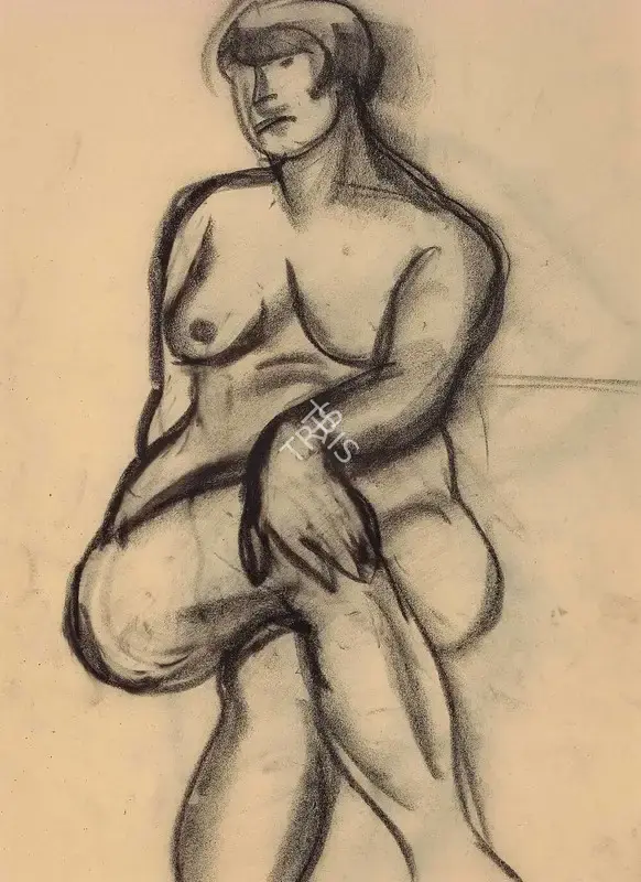 Amrita Sher-Gil (Artist), Untitled, 1930, Painting