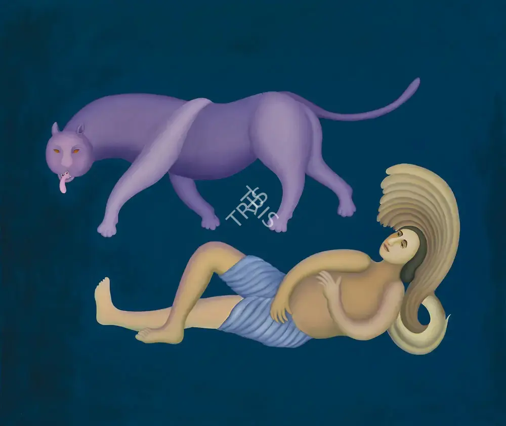 Bawa, Manjit (Artist). Untitled, c.2000 | Painting, 2018 · Asta Guru