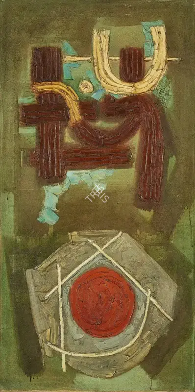 Biren De (Artist), Untitled, 1963, Painting