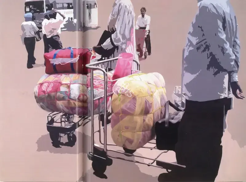 Gupta, Subodh (Artist). Saat Samundar Par Ii, 2003 | Painting, So.NeY/16.09.10, 2010 · Sotheby's